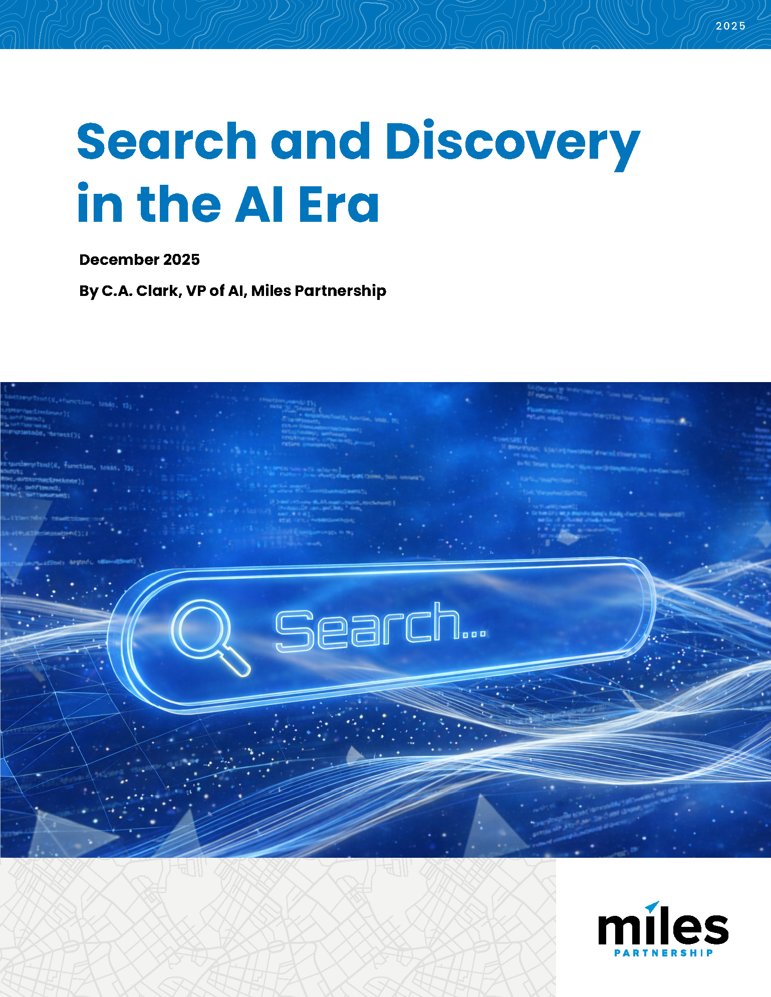 Cover of the Search and Discovery white paper