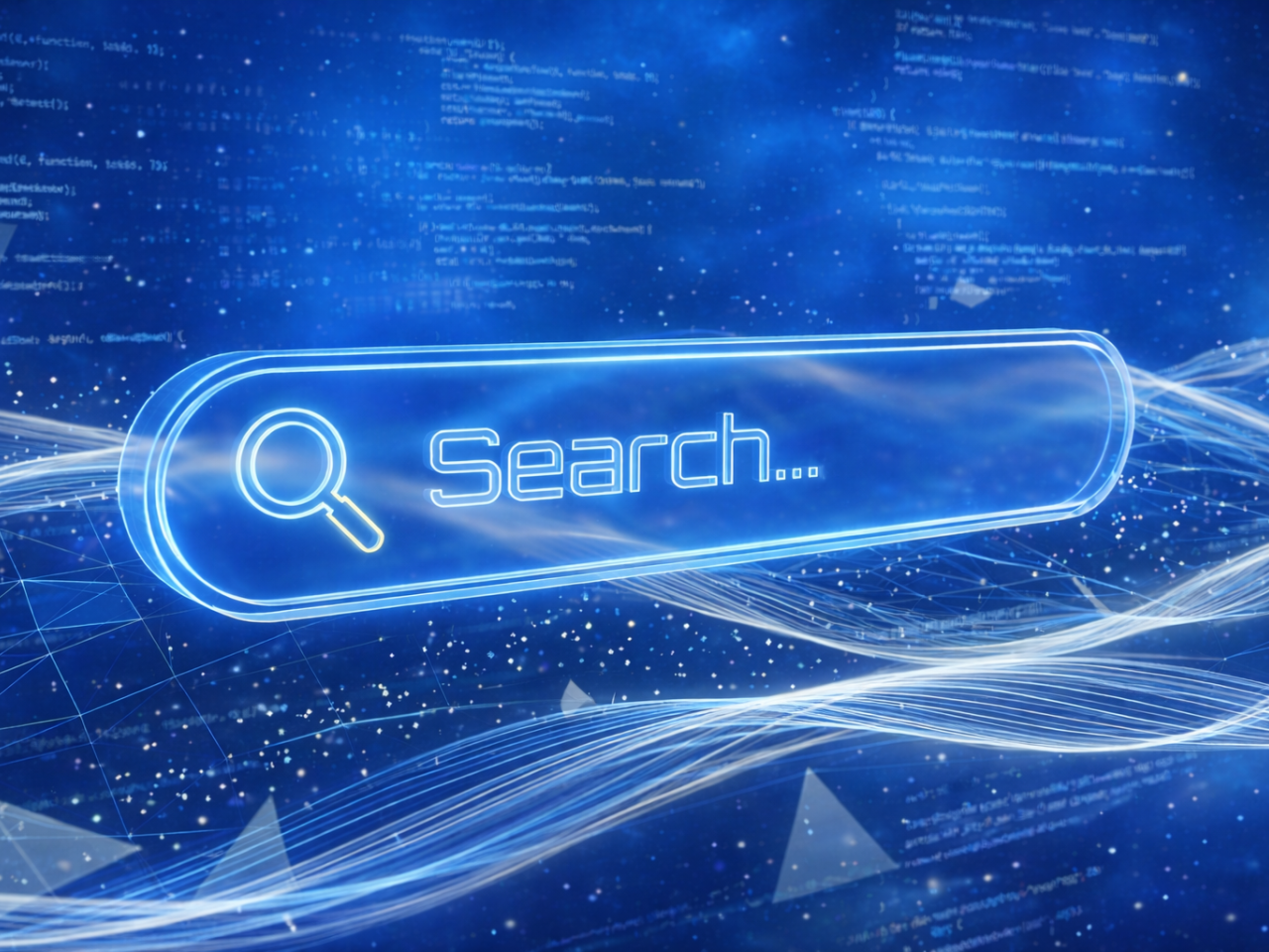 Hero image for the search and discovery white paper. 