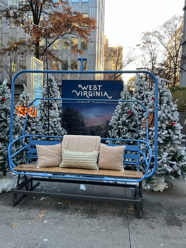 Ski-bench branded in West Virginia's brand