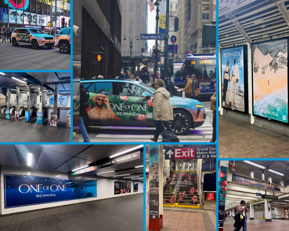 A collage of activations for Bermuda. 