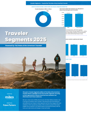 The cover of the Traveler Segments Research Summary