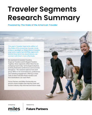 A cover of the Traveler Segments Research Summary