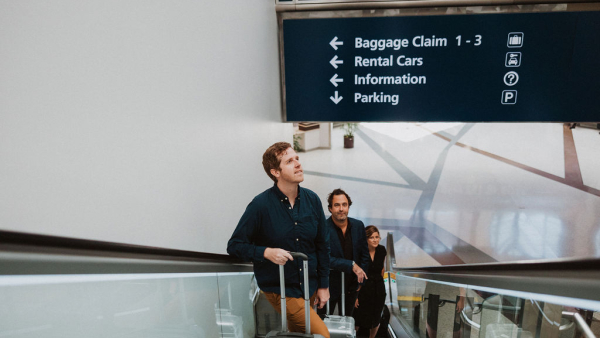 Person in airport