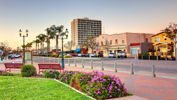 A photo of a street in Chula Vista. 