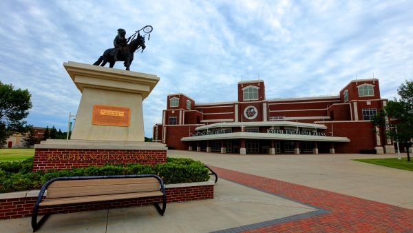A photo of an arena in Grand Forks. 