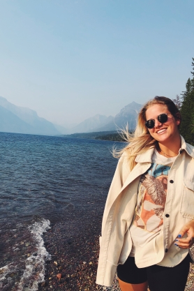 Hanna Lester in Glacier National Park