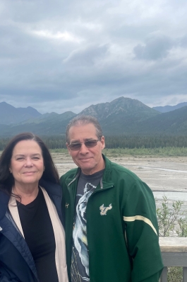 Christi Womack Villalobos at Denali National Park