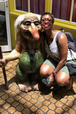 Cynthia Hazell Cutchin in Bermuda