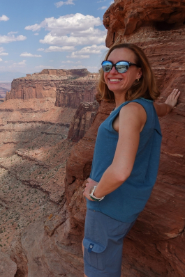 Elena Prostova at Canyonlands National Park, UT