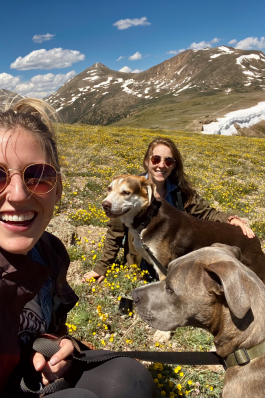 Hallie Wright in Independence Pass, CO