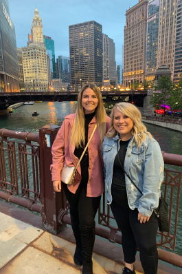 Hayley Radich riverside in Chicago, IL