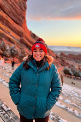 Isa Rubiano at Red Rocks Amphitheatre in Colorado