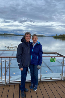 Janet Kuliesh on the Danube River