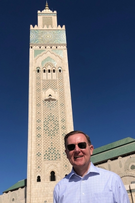 Jason Wolz in Casablanca, Morocco