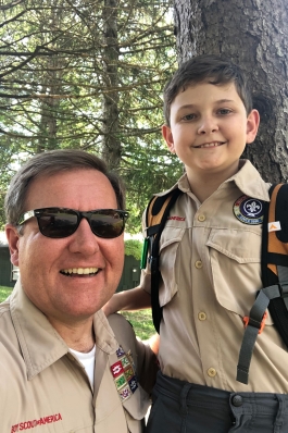 Jason Wolz at Scout Camp