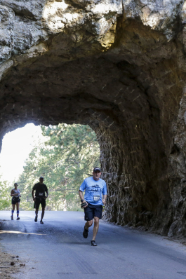 Jeff Coopes runs in South Dakota