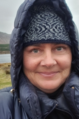 Kelly Reading in Connemara, Ireland