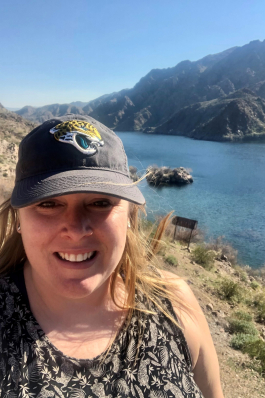 Liz Cox at Lake Mead National Recreation Area