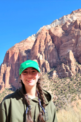 Miranda Maisto in Zion National Park, UT