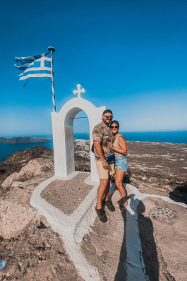 Shanell Welker in Greece