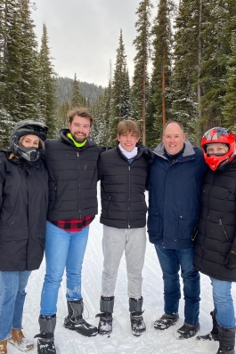 Vito Zuppardo and family in Vail, CO