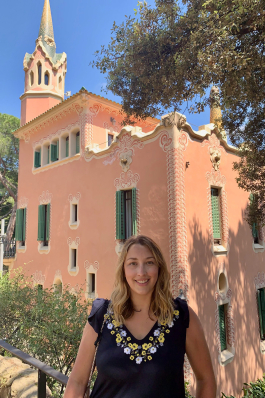 Ashley Hughes in Barcelona