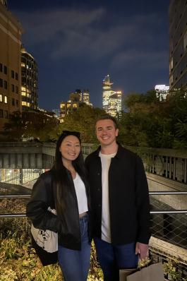 A photo of Tenzin in New York City. 