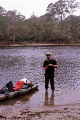 Jack fishing on the Suwannnee River. 