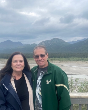 Christi Womack Villalobos at Denali National Park