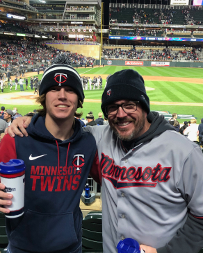 David Derr at a Minnesota Twins game