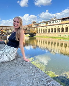 Delaney Sholl in Florence, Italy