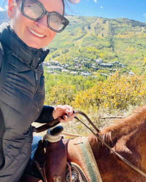 Demetria Clemons horseback riding