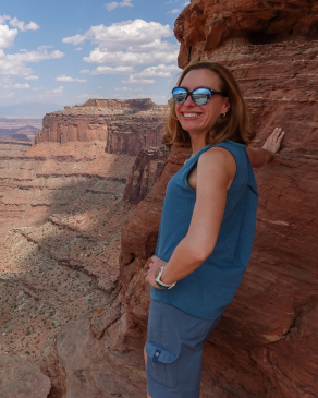 Elena Prostova at Canyonlands National Park, UT