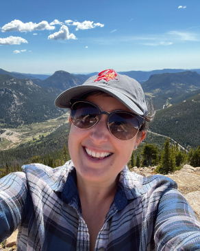 Emilie DeLong at Rocky Mountain National Park