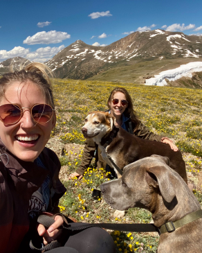 Hallie Wright in Independence Pass, CO