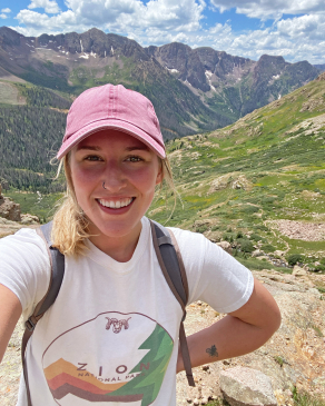 Hallie Wright in the San Juan Mountains