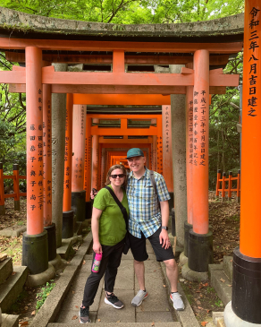 Hannah Brown in Kyoto, Japan