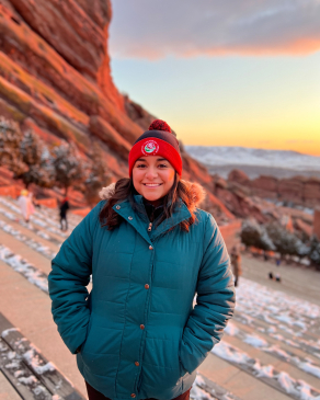 Isa Rubiano at Red Rocks Amphitheatre in Colorado