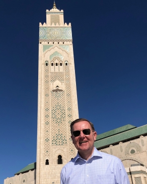 Jason Wolz in Casablanca, Morocco