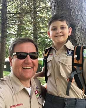 Jason Wolz at Scout Camp