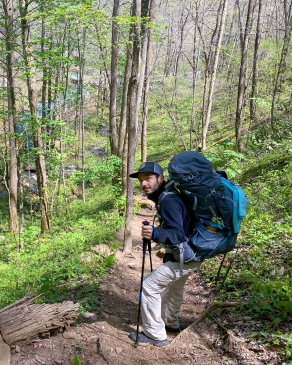 Pablo Rojas in the Nantahala National Forest in NC