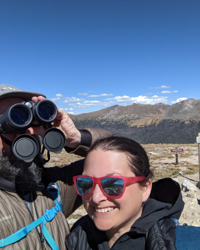 Rebekah McLain at  Rocky Mountain National Park
