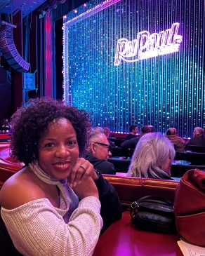 Sebrina Williams at a show in Las Vegas