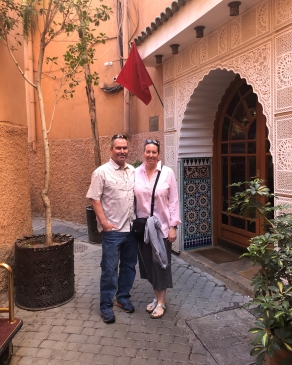 Sarah Cowell in Marrakech