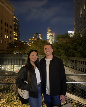 A photo of Tenzin in New York City. 
