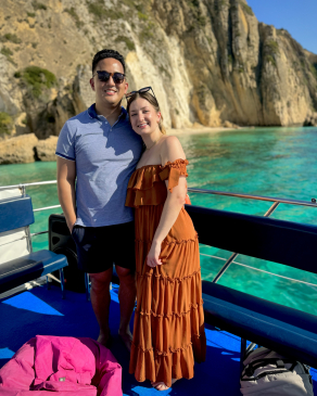 Man and woman on boat