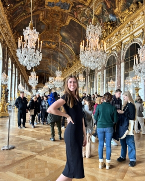 A photo of Shiann in Paris. 