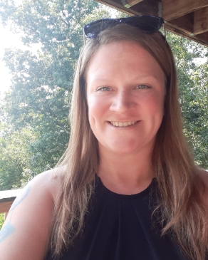 A selfie of Kathy visiting the Smoky Mountains. 