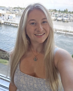 A photo of Kayla in Michigan. 