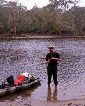 Jack fishing on the Suwannnee River. 